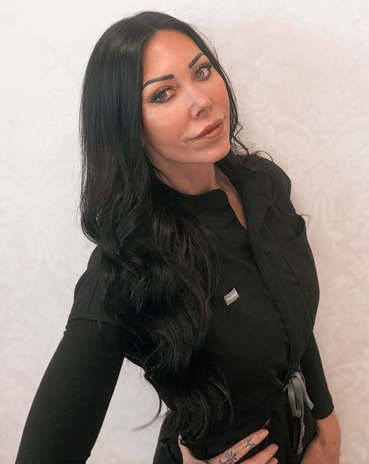 Photo of Kristy in the clinic.